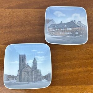 Vintage Royal Copenhagen trinket dishes pair